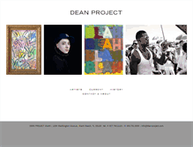 Tablet Screenshot of deanproject.com